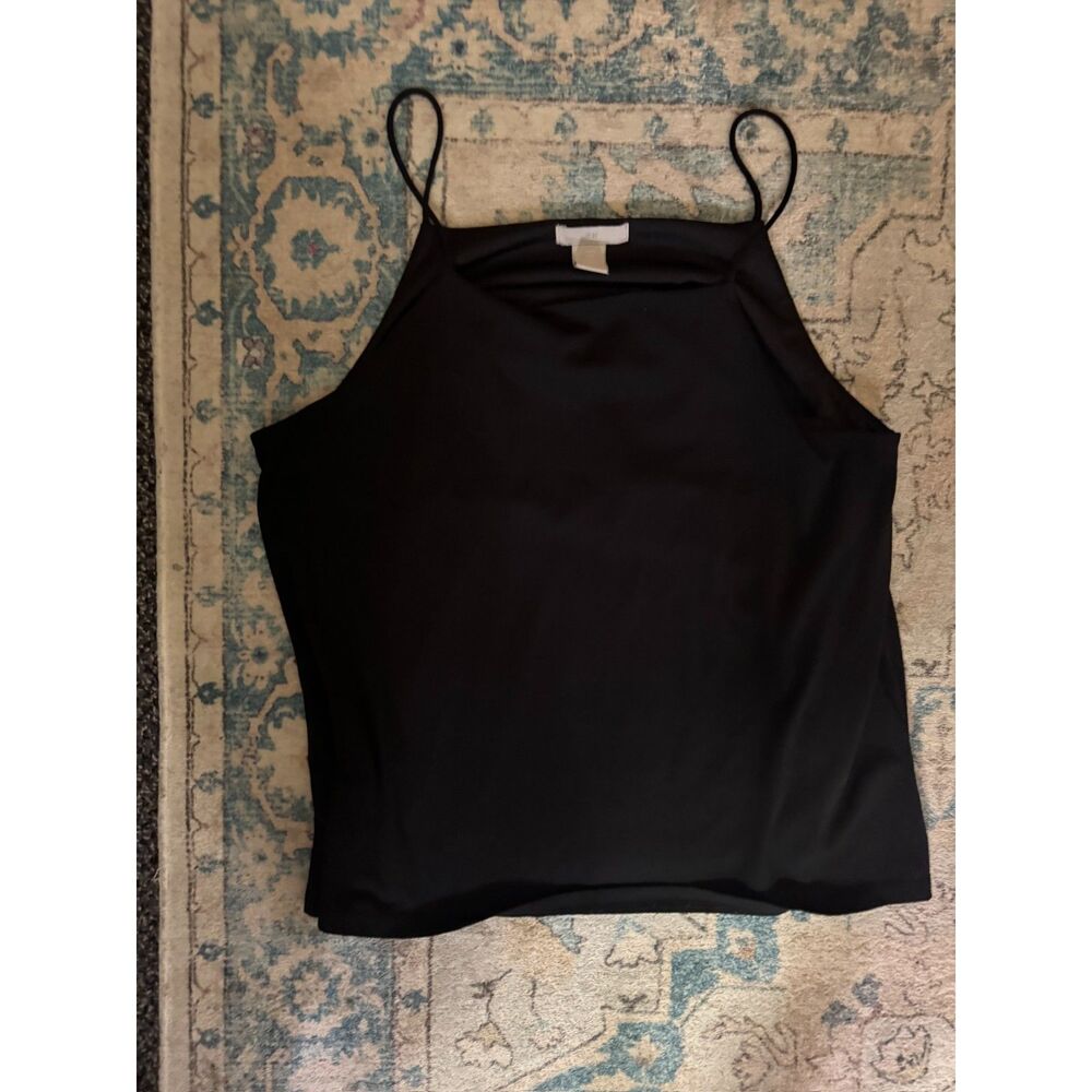 Black Sleeveless Flowy Tank Top